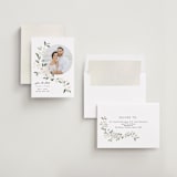 "Sweeping Vine" - Save the Dates in Porcelain by Itsy Belle Studio - Assembled