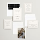 "Warm affection" - Save the Dates in Cotton by Stacey Meacham - Matching Invitation Suite
