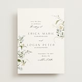 "Fleur" - Save the Dates in Lily by Everett Paper Goods - Front