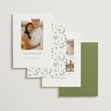 "Fleur" - Save the Dates in Lily by Everett Paper Goods - Back of Card Options