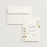 "Fleur" - Save the Dates in Citrine by Everett Paper Goods - Save the Date with Envelope