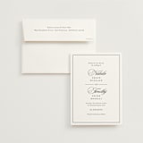 "Sincerity" - Save the Dates in Noir by Kimberly FitzSimons - Save the Date with Envelope