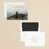 "Sweetest Day" - Save the Dates in Coal by Sandra Picco Design - Assembled