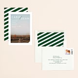 "Modern Expression" - Save the Dates in Spruce by Keen Peachy - Assembled