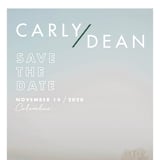 "Modern Expression" - Save the Dates in Spruce by Keen Peachy - Detail
