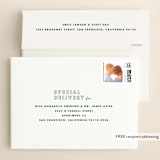"Modern Expression" - Save the Dates in Spruce by Keen Peachy - FREE Recipient Addressing