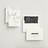 "Crescendo" - Save the Dates in Snow by Griffinbell Paper Co. - Assembled