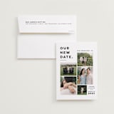 "Blocked Date" - Save the Dates in Fog by Pink House Press - Save the Date with Envelope
