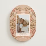 "Floral Folklore" - Save the Dates in Dawn by Lauren Jinhee - Front