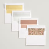 "Floral Folklore" - Save the Dates in Dawn by Lauren Jinhee - Envelope Liner Options