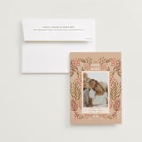 "Floral Folklore" - Save the Dates in Dawn by Lauren Jinhee - Save the Date with Envelope
