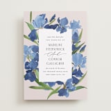 "Irises" - Save the Dates in Natural by Everett Paper Goods - Front