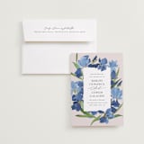 "Irises" - Save the Dates in Natural by Everett Paper Goods - Save the Date with Envelope