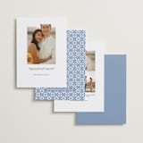 "Lace Trim" - Save the Dates in Nova by Kristen Smith - Back of Card Options