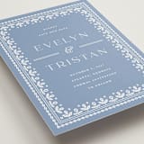 "Lace Trim" - Save the Dates in Nova by Kristen Smith - Detail