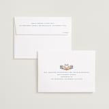 "Swan Crest" - Save the Dates in Royal by Cass Loh - FREE Recipient Addressing