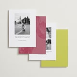 "Maximalist Poppies" - Save the Dates in Flamingo by Morgan Kendall - Back of Card Options