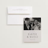 "Close-up" - Save the Dates in Sandstone by Nicole Walsh - Save the Date with Envelope