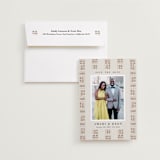 "Amari" - Save the Dates in Ivory by Oma N. Ramkhelawan - Save the Date with Envelope