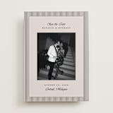 "Linea" - Save the Dates in Noir by Pixel and Hank - Front