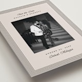 "Linea" - Save the Dates in Noir by Pixel and Hank - Detail