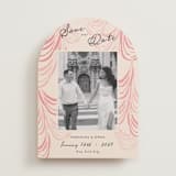 "Velvet Cherry" - Save the Dates in Blush by Sarah Rosenthal - Front