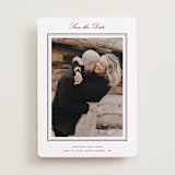 "Engraved names" - Save the Dates in Burgundy by Stacey Meacham - Front