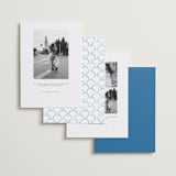 "Positano" - Save the Dates in Cerulean by Tamara Hilje - Back of Card Options