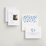 "Positano" - Save the Dates in Cerulean by Tamara Hilje - Assembled