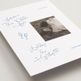 "Positano" - Save the Dates in Cerulean by Tamara Hilje - Detail