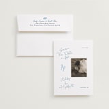 "Positano" - Save the Dates in Cerulean by Tamara Hilje - Save the Date with Envelope