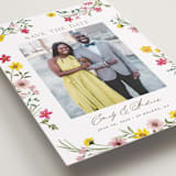 "Wildflower wreath" - Save the Dates in Peony by Yaling Hou Suzuki - Detail