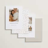 "Portraits" - Save the Dates in Champagne by Jennifer Wick - Back of Card Options