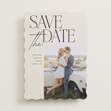 "Penelope" - Save the Dates in Ecru by Morgan Kendall - Front