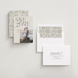 "Penelope" - Save the Dates in Ecru by Morgan Kendall - Assembled