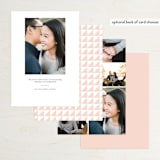 "portfolio" - Save the Dates in Blush by Robin Ott - Back of Card Options