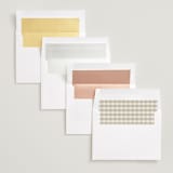 "Love Struck" - Save the Dates in Peach by The Social Type - Envelope Liner Options