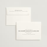 "Fancy Pants" - Save the Dates in River Stone by Erica Krystek - FREE Recipient Addressing