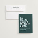 "Fancy Pants" - Save the Dates in Palm by Erica Krystek - Save the Date with Envelope