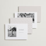 "Elegant Trio" - Save the Dates in Sand by Nicole Walsh - Back of Card Options