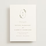 "Soft Sprigs" - Save the Dates in Champagne by Jennifer Postorino - Front