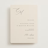 "Corner" - Save the Dates in Linen by Kelly Schmidt - Front