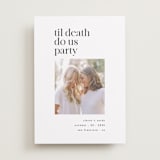 "Til death" - Save the Dates in Cloud by Hudson meet Rose - Front