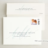 "forever with you" - Save the Dates in Linen by Lori James - FREE Recipient Addressing