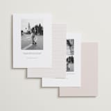 "headlined" - Save the Dates in Cloud by JoAnn Jinks - Back of Card Options