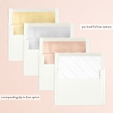 "Connection" - Save the Dates in Pearl by Jennifer Postorino - Envelope Liner Options