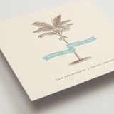 "Palm" - Save the Dates in Ocean by Lauren Chism - Detail
