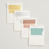 "Palm" - Save the Dates in Ocean by Lauren Chism - Envelope Liner Options