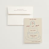"Cake" - Save the Dates in Chiffon by Ani Somi - Save the Date with Envelope