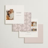 "Connection" - Save the Dates in Dusty Rose by Jelena Vuletic - Back of Card Options